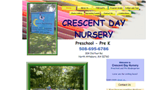 Desktop Screenshot of crescentdaynursery.com